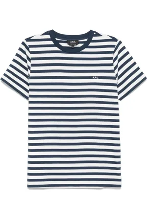 A.P.C. Femme, Tops, Multicolore, Taille: 40 FR T-shirt en coton multicolore à manches courtes