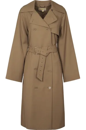 Michael Kors Femme, Manteaux, Brun, Taille: 38 FR Trench élégant