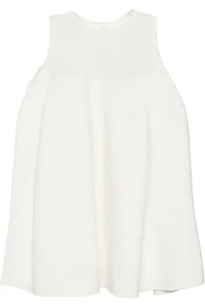 CFCL Femme, Tops, Blanc, Taille: ONE Size Haut évasé sans manches