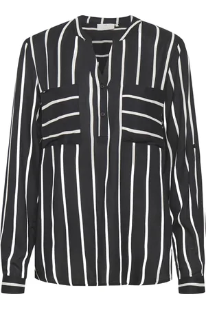 Kaffe Femme, Blouses et Chemises, Noir, Taille: 42 FR Chemisier babara