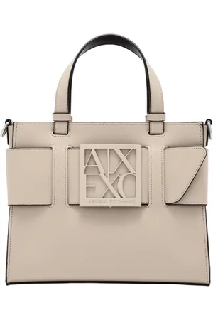 Armani Exchange Femme, Sacs, , Taille: ONE Size Sac fourre-tout avec boucle logo en métal