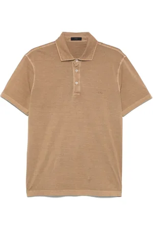 FAY Homme, Tops, , Taille: M Polo à Logo Brodé Manches Courtes