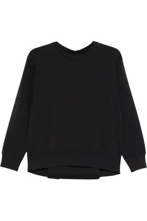 Maison Margiela Femme, Sweatshirts et sweats à capuche, Noir, Taille: 38 FR Top de survêtement en coton