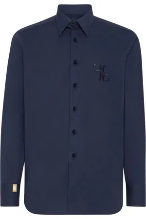 BILLIONAIRE Homme, Chemises, Bleu, Taille: M Long Sleeve Hauts