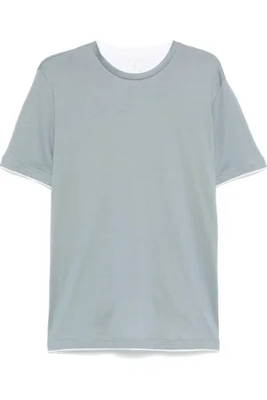 ELEVENTY Homme, Tops, Bleu, Taille: S T-shirt en denim Bordini