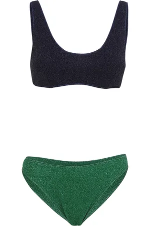 Oseree Femme, Maillots de bain, Multicolore, Taille: 42 FR Bikini Deux Pièces Sportif Pailleté