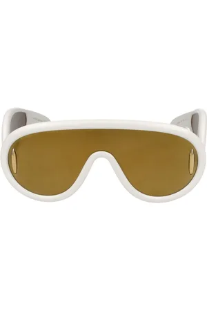 Loewe Unisex, Accessoires, Blanc, Taille: ONE Size Lunettes de soleil élégantes Lw40108I