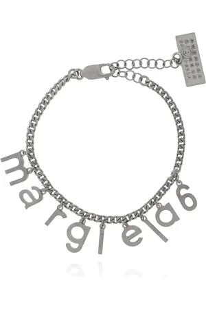 Maison Margiela Femme, Accessoires, Gris, Taille: ONE Size Bracelet Logo
