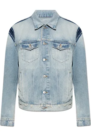 Maison Margiela Homme, Vestes, Bleu, Taille: S Veste en jean à effet vintage
