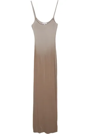 Cotton Citizen Femme, Robes, Brun, Taille: 42 FR Élégante Robe Maxi Spaghetti Verona