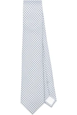 corneliani Homme, Accessoires, Multicolore, Taille: ONE Size Cravate Bleue Jacquard à Motifs à Nouer