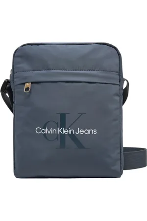 Calvin Klein Homme, Sacs, Bleu, Taille: ONE Size Collection de Sacs Bandoulière Homme en Polyester