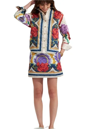 La DoubleJ Femme, Vestes, Multicolore, Taille: 38 FR Veste Edie Liberty Era