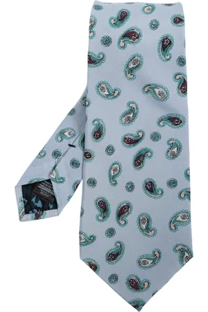 Paul Smith Homme, Accessoires, Bleu, Taille: ONE Size Cravate en soie avec motif