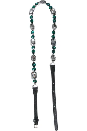 Dolce & Gabbana Femme, Accessoires, Multicolore, Taille: S Femmes Ceinture en Cuir Bijou