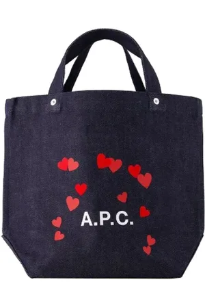 A.P.C. Femme, Sacs, Bleu, Taille: ONE Size Cabas en coton