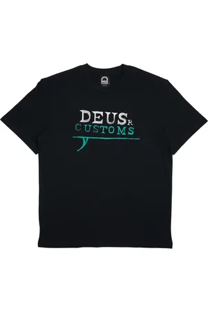 Deus Ex Machina Homme, Tops, Noir, Taille: 2XL Vague Box Fit Tee