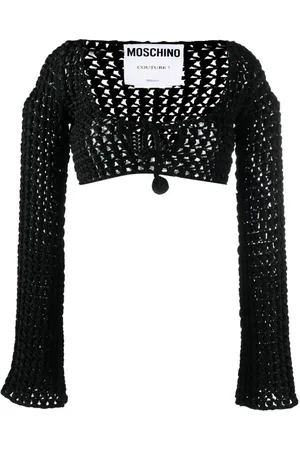 Moschino Femme, Tops, Noir, Taille: 38 FR Blouses
