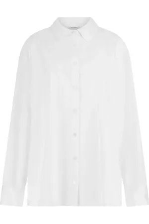 Guess Femme, Blouses et Chemises, Blanc, Taille: 38 FR Chemise blanche oversize Erica