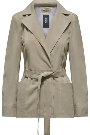 Bomboogie Femme, Vestes, Gris, Taille: 38 FR Keja Leather Blazer