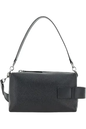 Hogan Femme, Sacs, Noir, Taille: ONE Size Mini Valise Haut en Cuir Noir