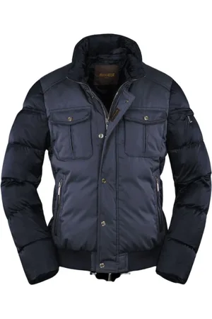 MOORER Homme, Vestes, Bleu, Taille: 2XL Blouson