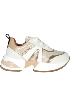 Alexander Smith Femme, Chaussures, Multicolore, Taille: 39 EU Marbre Femme Baskets Ivoire Or