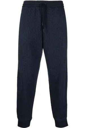 Giorgio Armani Homme, Pantalons, Bleu, Taille: L Pantalon Élégant Bleu