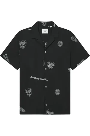 Les Deux Homme, Chemises, Noir, Taille: M Chemise Hendrix AOE