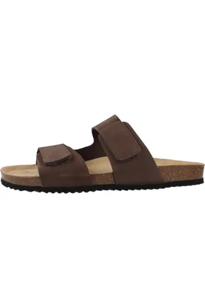 Geox Homme, Chaussures, Brun, Taille: 41 EU Élégants Sandales Slider pour Femmes
