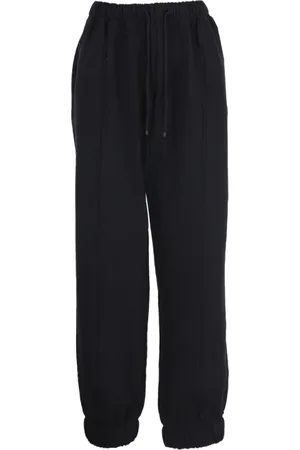 Moncler Femme, Pantalons, Noir, Taille: 38 FR Bas de survêtement Noir en Jersey