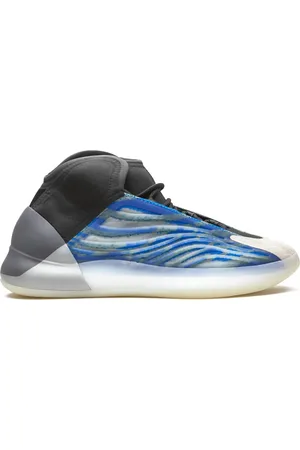 Yeezy Homme, Chaussures, Bleu, Taille: 44 EU Baskets Bleu Gelé avec Logo