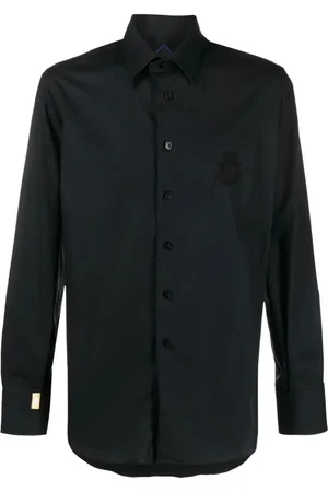 BILLIONAIRE Homme, Chemises, Noir, Taille: M Chemise Casual à Manches Longues Noire