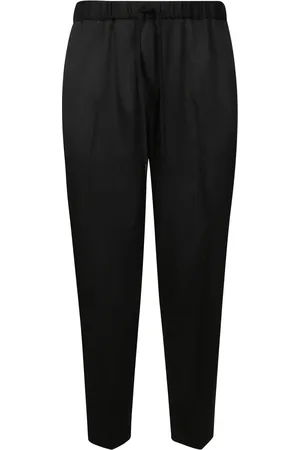 Maison Margiela Homme, Pantalons, Noir, Taille: M Pantalon de survêtement ajusté à cordon de serrage