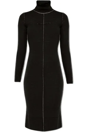 Maison Margiela Femme, Robes, Noir, Taille: 38 FR Robe en laine