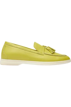 Scarosso Femme, Chaussures, Vert, Taille: 37 1/2 EU Leandra Tassel Loafer