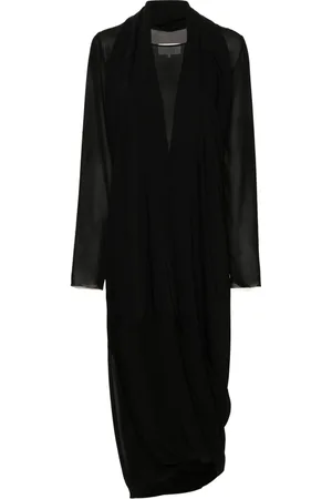 Maison Margiela Femme, Robes, Noir, Taille: 36 FR Élégante Robe Maxi