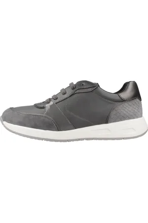Geox Femme, Chaussures, Gris, Taille: 37 EU Baskets élégantes pour un usage quotidien