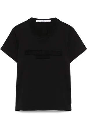 Alexander Wang Femme, Tops, Noir, Taille: 36 FR T-shirts et polos pour femmes en noir