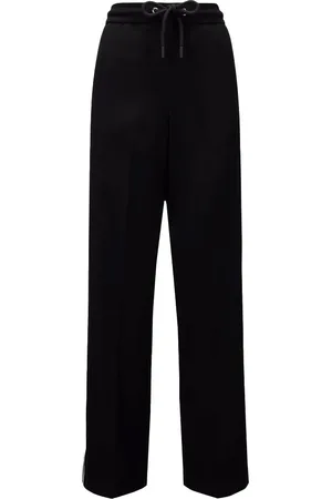 Moncler Femme, Pantalons, Noir, Taille: 36 FR Pantalon de survêtement satiné style années 90