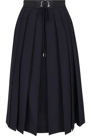 Moncler Femme, Jupes, Bleu, Taille: 36 FR Jupe Midi