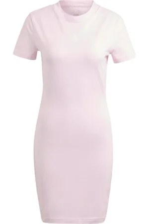 adidas Femme, Robes, Rose, Taille: 40 FR Robe Courte Décontractée de Jour