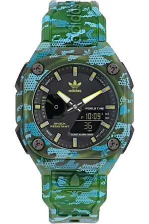 adidas Unisex, Accessoires, Vert, Taille: ONE Size Montre City Tech One Grfx Camo