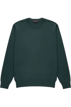 Brooks Brothers Homme, Pulls, Vert, Taille: M Pull en coton Makò