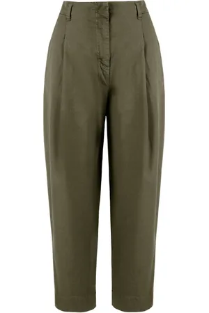 Bomboogie Femme, Pantalons, Vert, Taille: 40 FR Pantalon Barrel