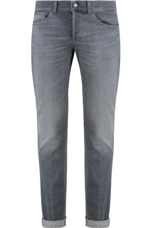 Dondup Homme, Jeans, Gris, Taille: W31 Jean Skinny avec Détails Métalliques