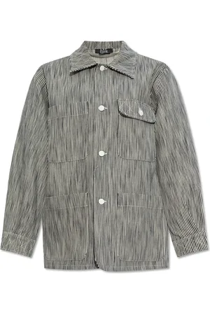 A.P.C. Femme, Vestes, Gris, Taille: 38 FR Veste à Rayures