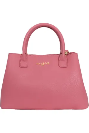 GAËLLE Femme, Sacs, Rose, Taille: ONE Size Sac Shopper avec Logo en Métal en Fuchsia