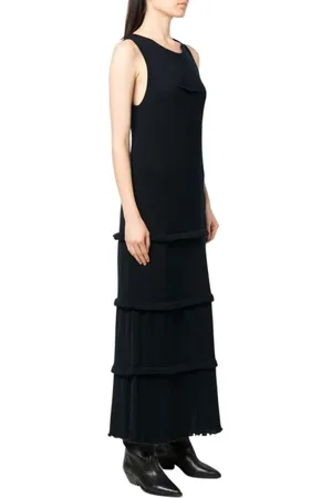 Maison Margiela Femme, Robes, Bleu, Taille: 36 FR Maxi Robe