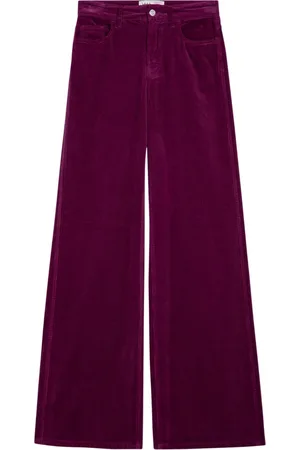 DEPARTMENT FIVE Femme, Pantalons, Violet, Taille: 38 FR Pantalon Large